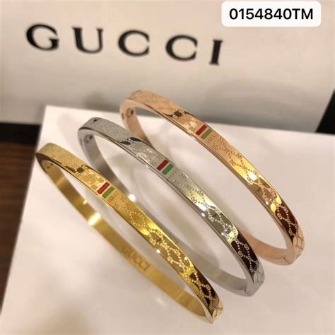 gucci bangle bracelet silver|gucci bracelet price.